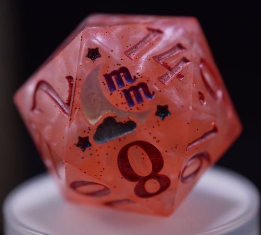D20 dice 45mm boulder uberchonk polyhedral dice