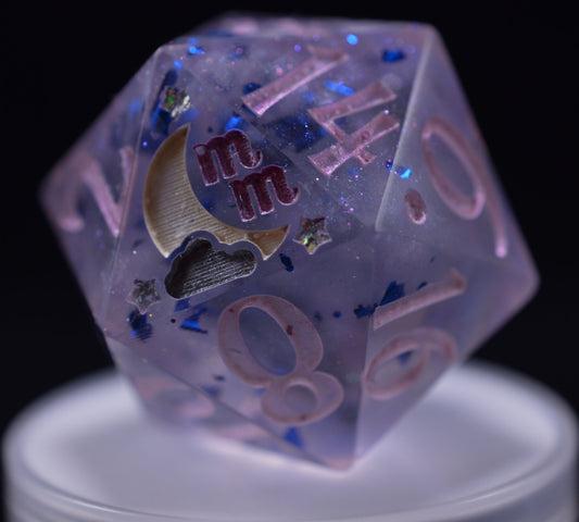 D20 dice 45mm boulder uberchonk polyhedral dice